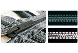 反光織帶塑鋼拉鏈